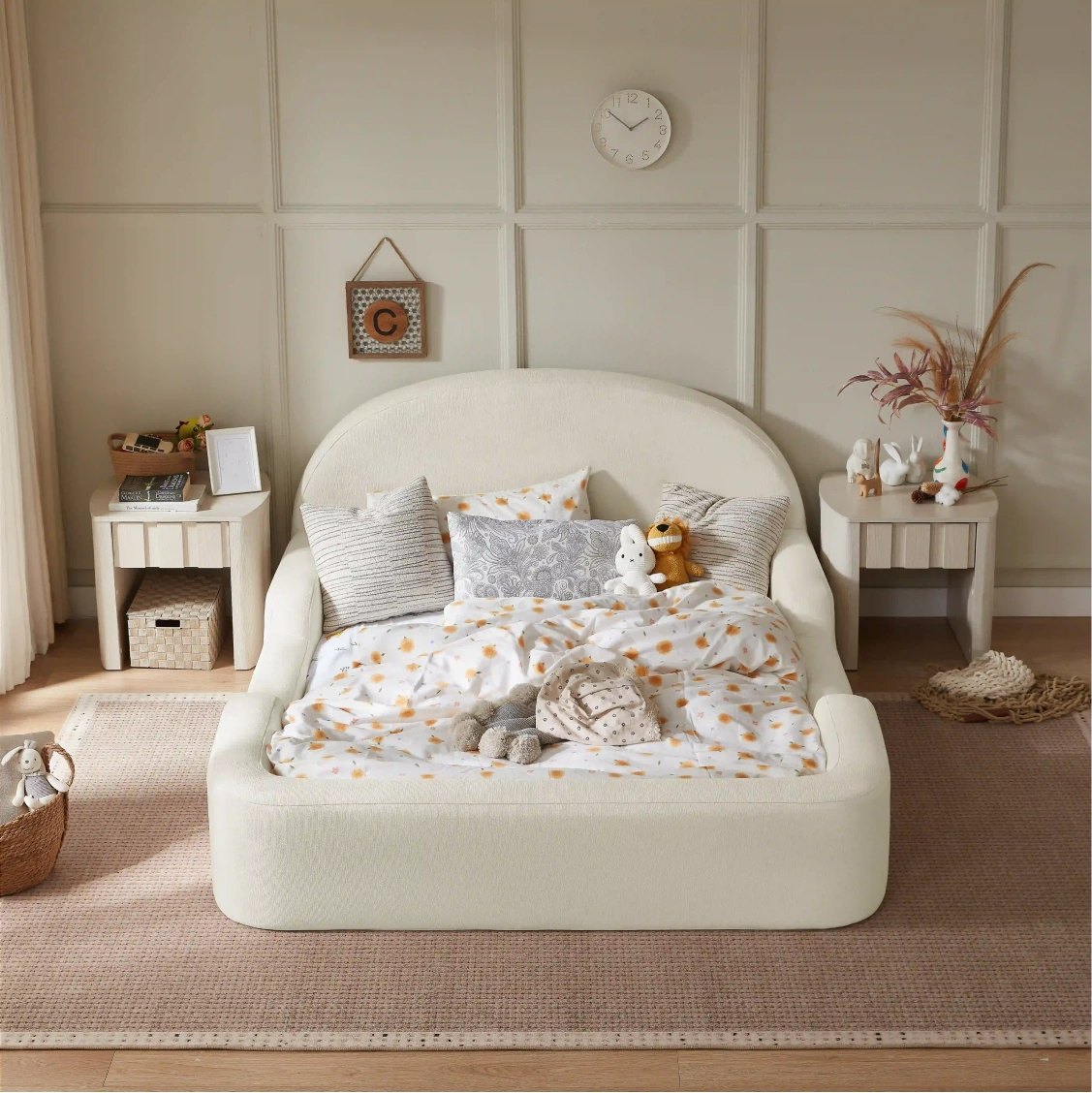 Little Lifely King Single Bed - Marshmallow