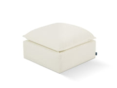 White Boucle / Ottoman