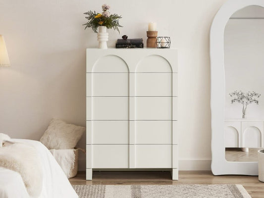 Lifely chest of drawers styled in a bedroom storage setup