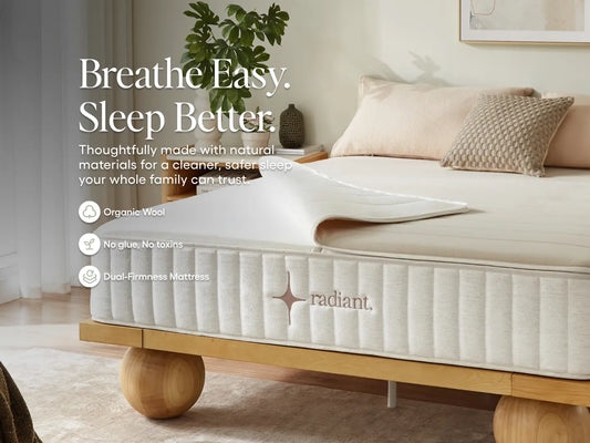 Radiant Natural Mattress and Lifely mattress-in-a-box options