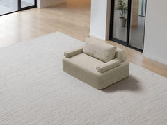 Sleeper Sofa / 2-Seater 1.37m / Cream