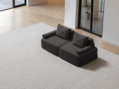 Sleeper Sofa / 2.5-Seater 2.03m / Charcoal
