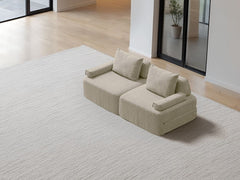 Sleeper Sofa / 2.5-Seater 2.03m / Cream