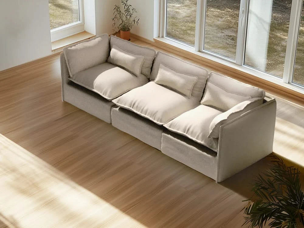 Lifely Modular 2 Seater Sofa - Linen Beige