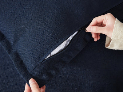 2 Seater Slipcover Only (Sofa not included) / Sofa / Dark Blue Linen