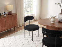 Amber Set of 2 Dining Chairs - Black