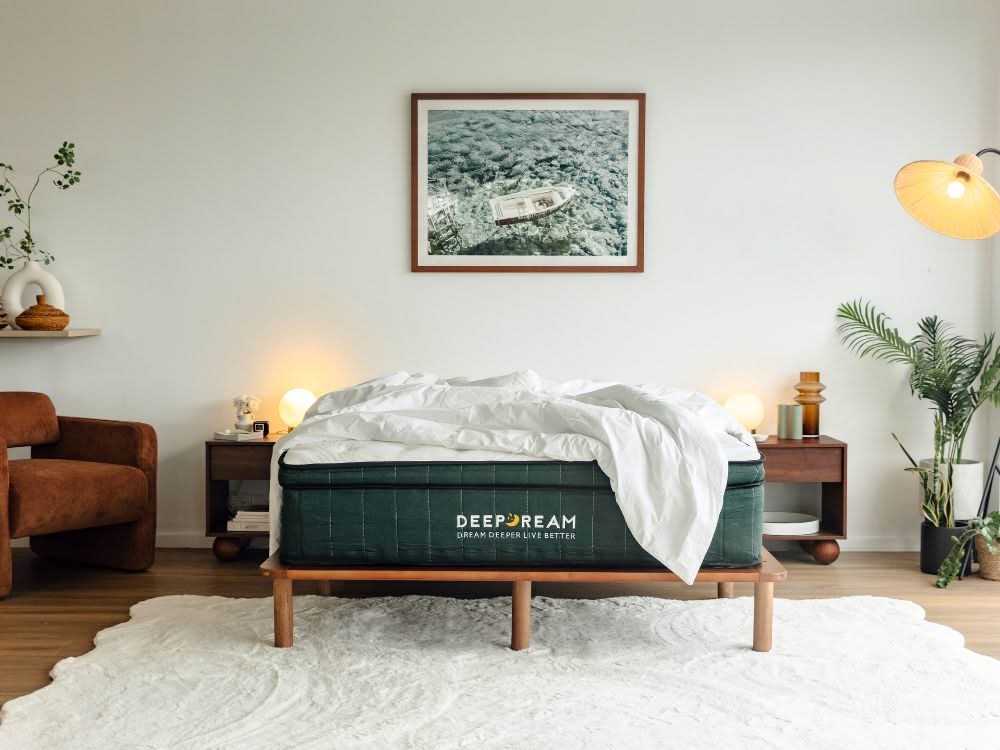 Cali Bed Base in Walnut - King Single