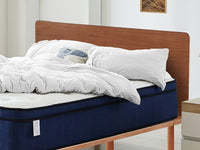 Cali Bed Frame Premium mattress combo - Walnut