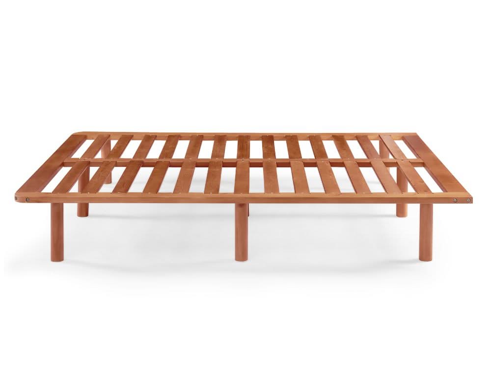 Cali Bed Base in Walnut - King Single
