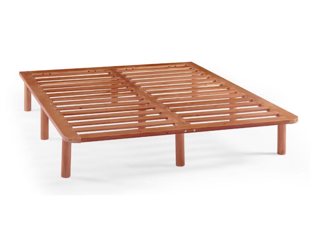 Cali Bed Base in Walnut - King Single