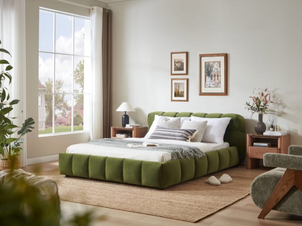 Jose Bed Frame - Green