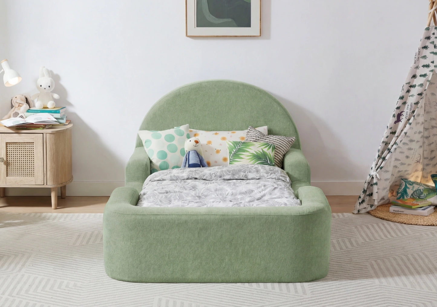 Little Lifely King Single Bed - Pistachio