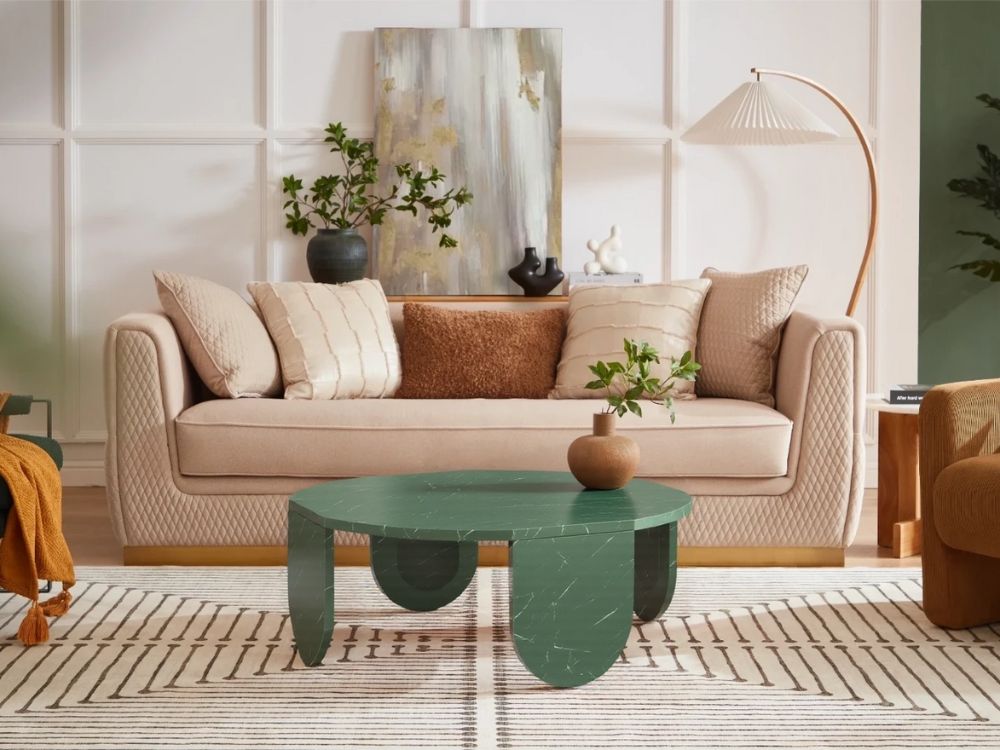 Sienna Coffee Table - Dark Green