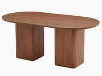 Tate 6 Seater Dining Table - Walnut